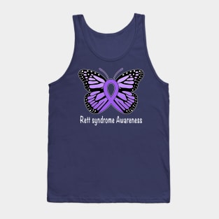 Rett syndrome Butterfly of Hope Tank Top